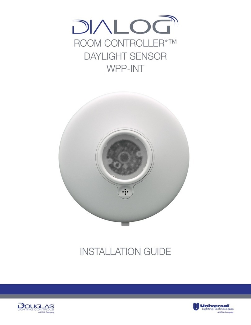 Dialog ROOM CONTROLLER WPP-INT Manuel utilisateur Dialog ROOM CONTROLLER WPP-INT Manuel utilisateur