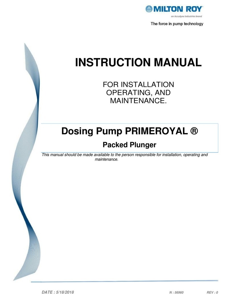 Milton Roy PRIMEROYAL Manuel utilisateur