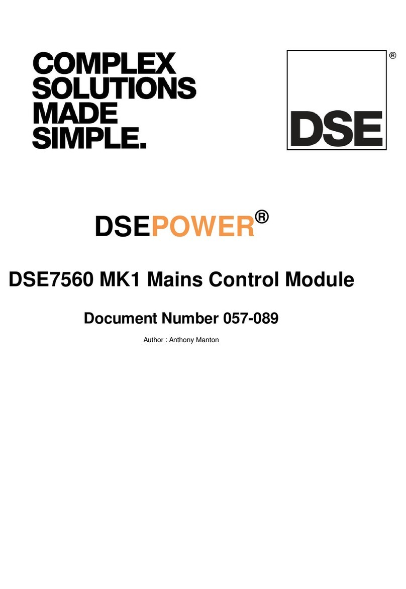 DSE DSE7560 Manuel utilisateur