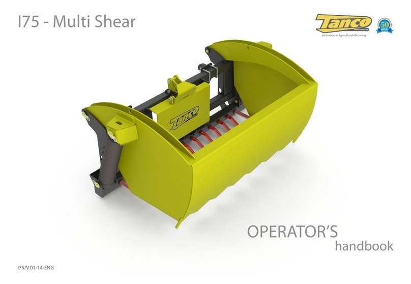 Tanco I75 Manuel de service Tanco I75 Manuel de service