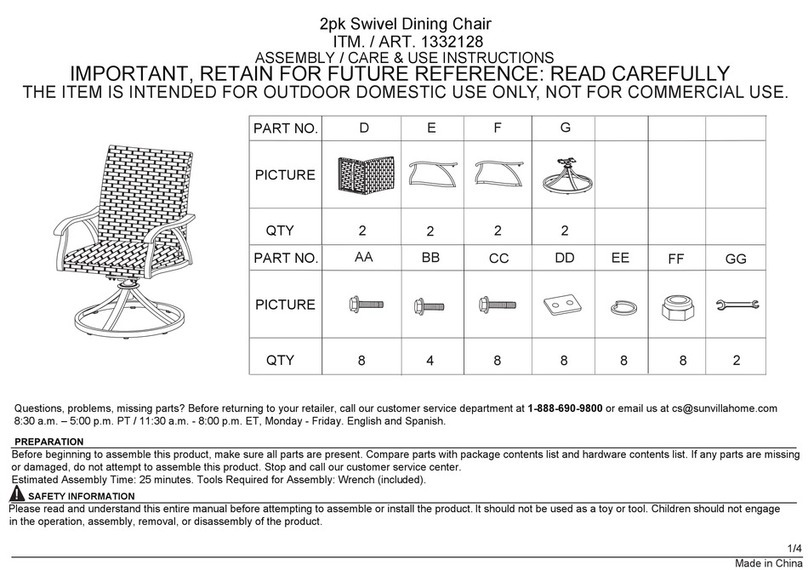 SUNVILLA 2pk Spécifications rapides