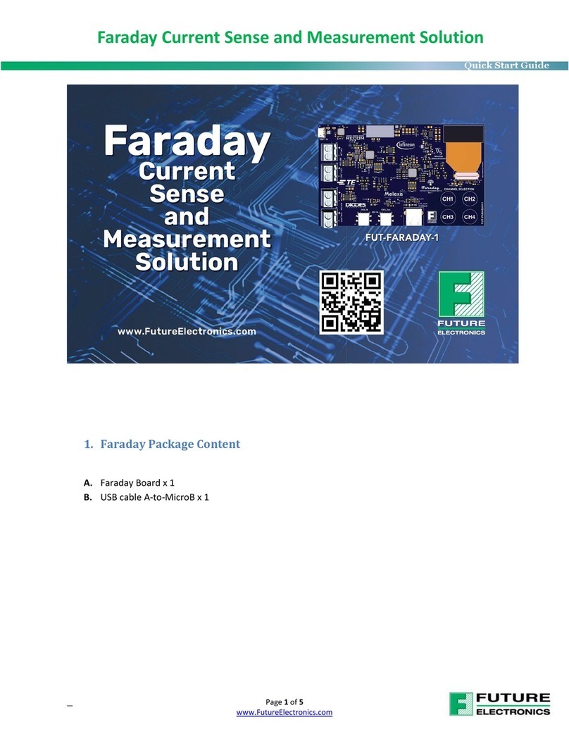 Future Electronics Faraday Manuel utilisateur Future Electronics Faraday Manuel utilisateur
