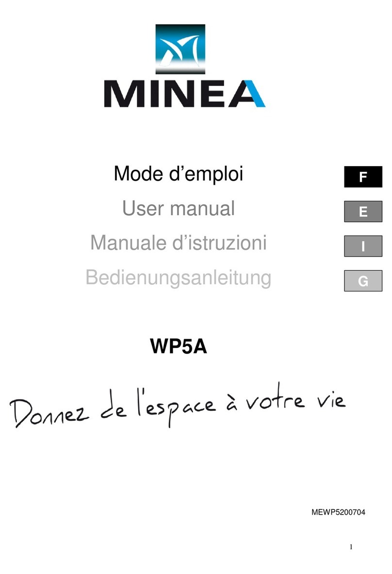 Minea WP5A Manuel utilisateur