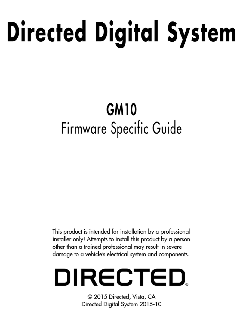 Directed GM10 Manuel d'utilisation et d'entretien