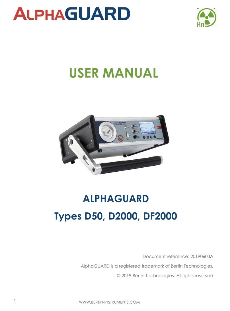 Bertin Technologies ALPHAGUARD D50 Manuel utilisateur