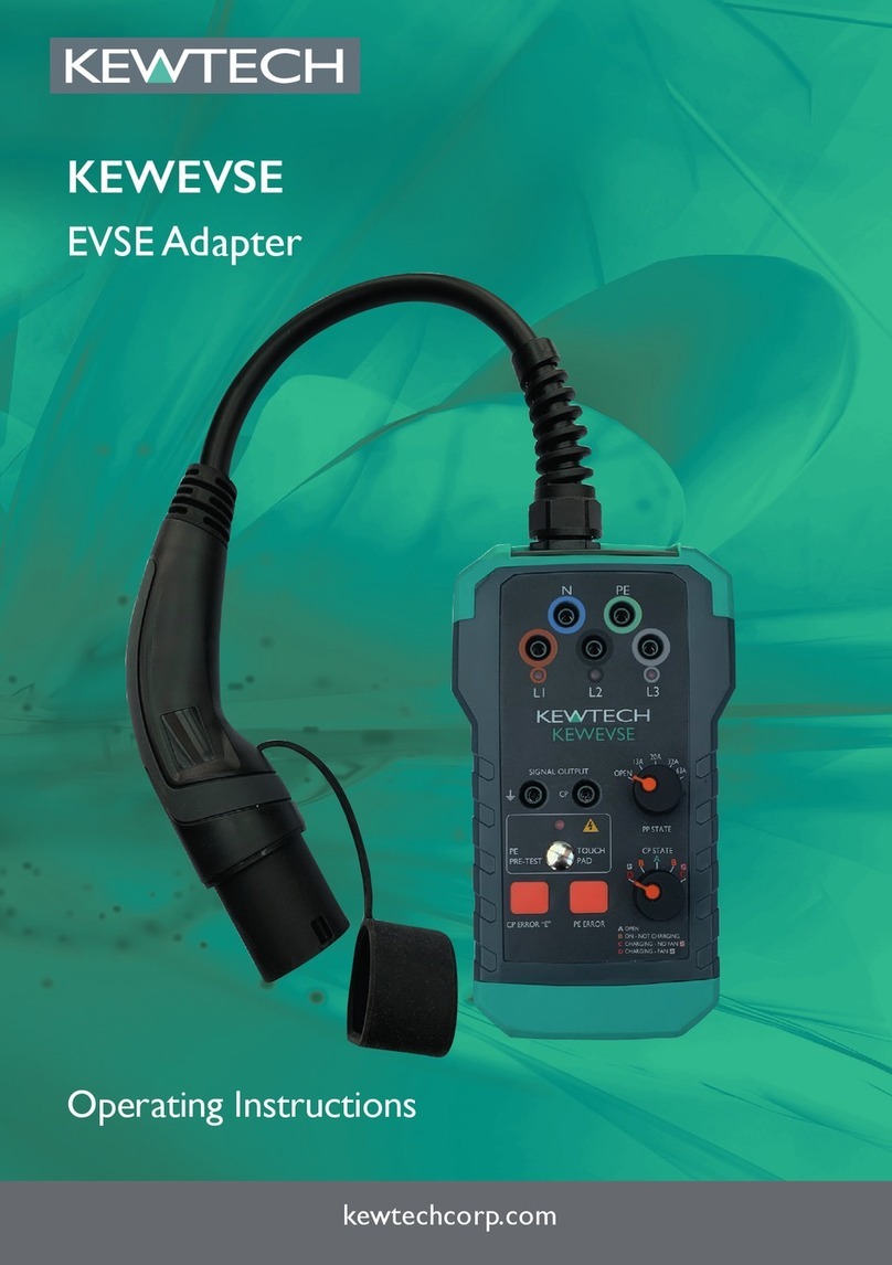 Kewtech KEWEVSE Manuel utilisateur