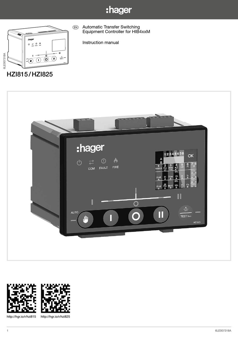 hager HZI815 Manuel utilisateur