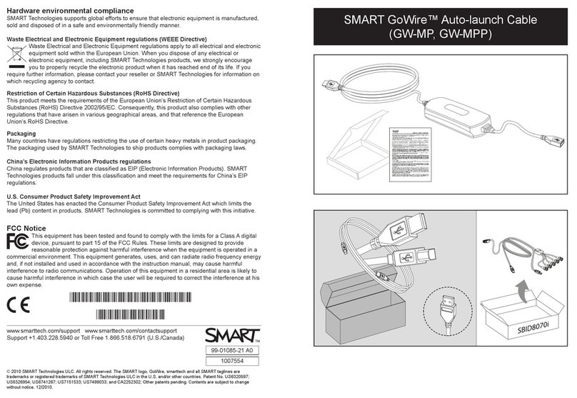 Smart Technologies SMART GoWire Guide de configuration Smart Technologies SMART GoWire Guide de configuration