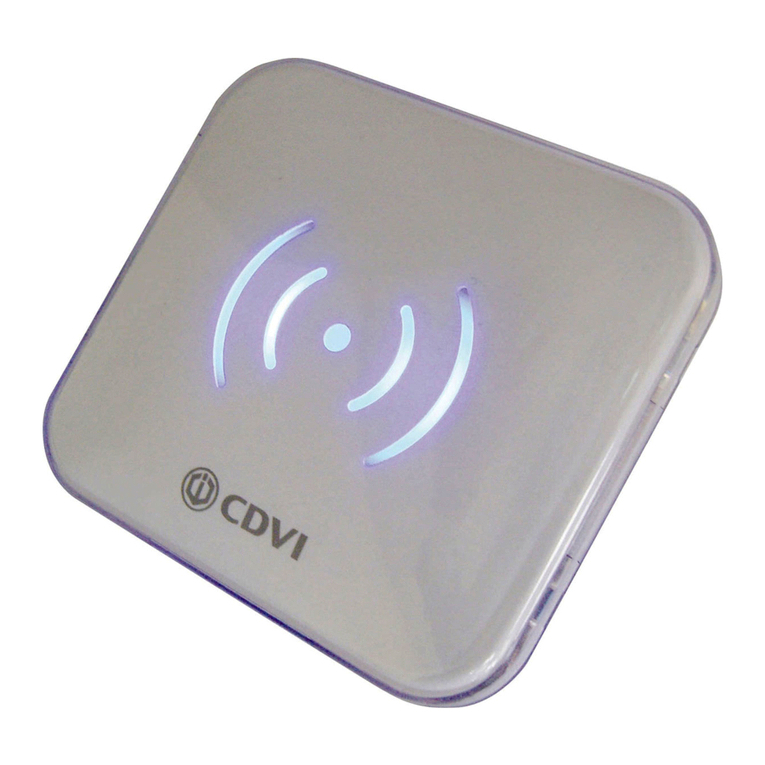 CDVI MOONARW Manuel utilisateur