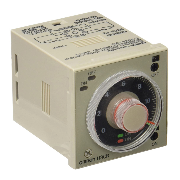 Omron H3CR Manuel utilisateur