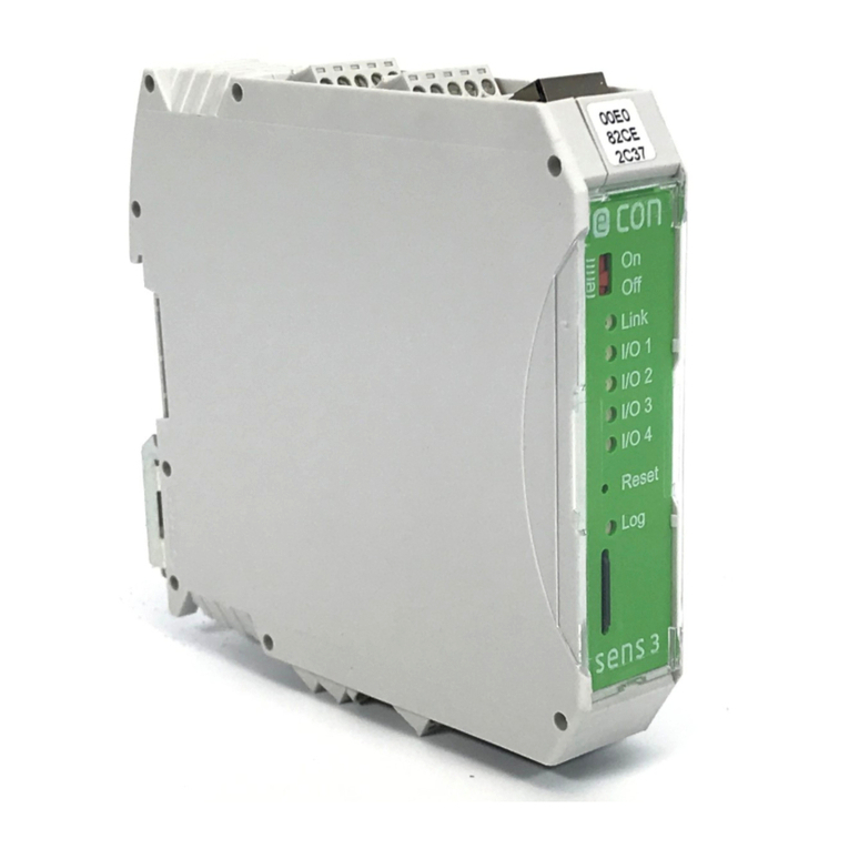 Econ sens3 Manuel utilisateur