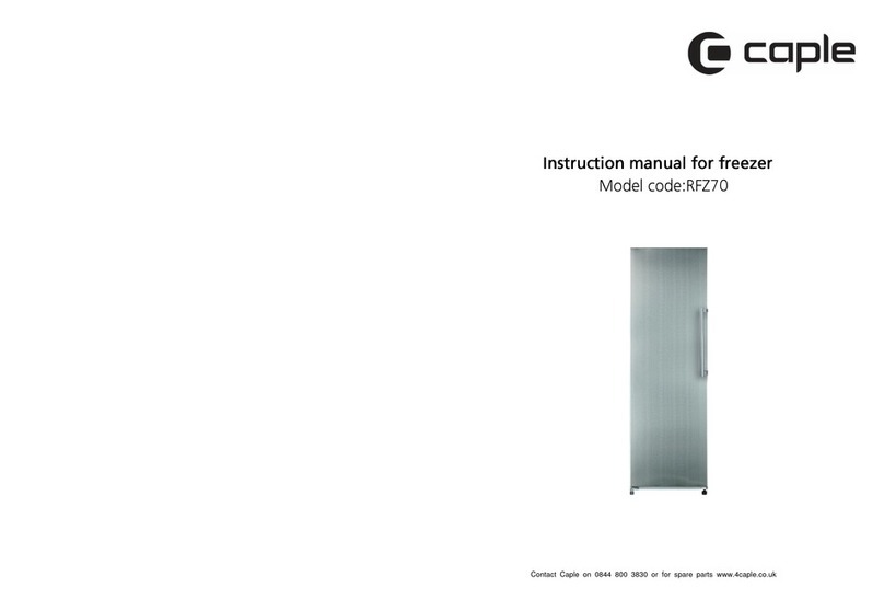 Caple RFZ70 Manuel utilisateur