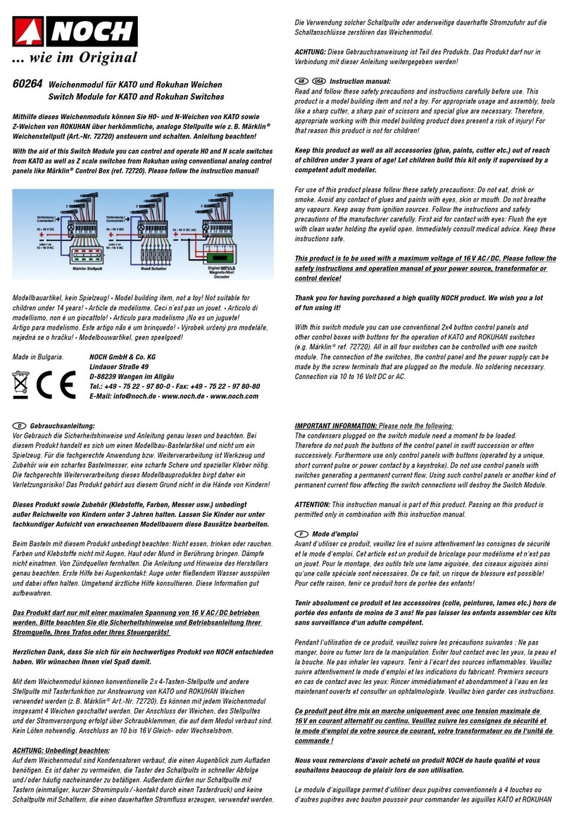 NOCH 60264 Manuel utilisateur