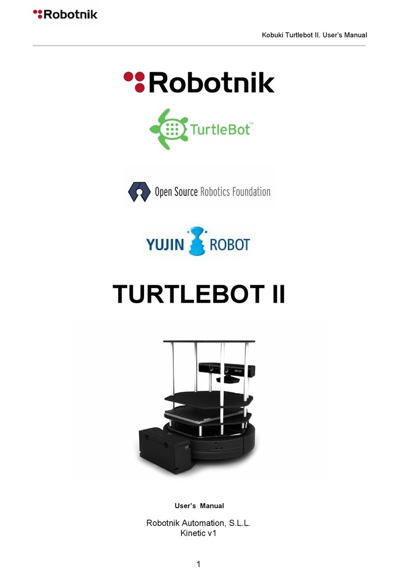 Robotnik Kobuki Turtlebot 2 Manuel utilisateur