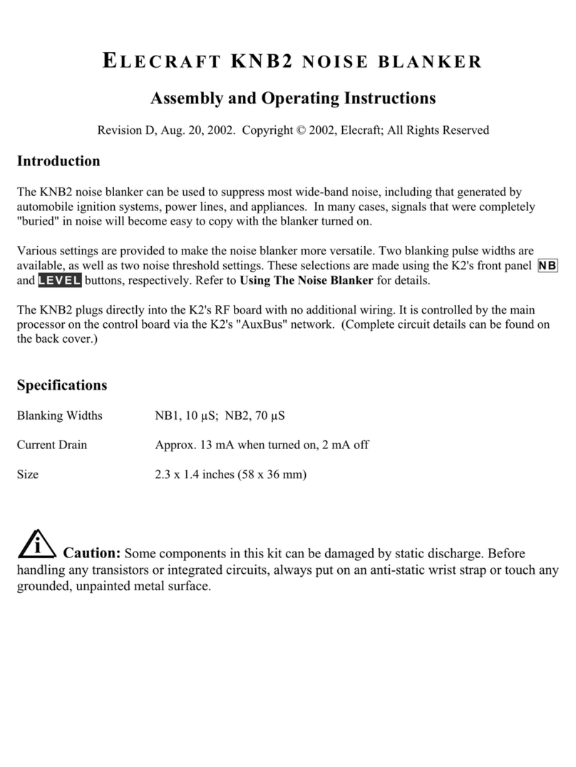 ELECRAFT KNB2 Manuel utilisateur