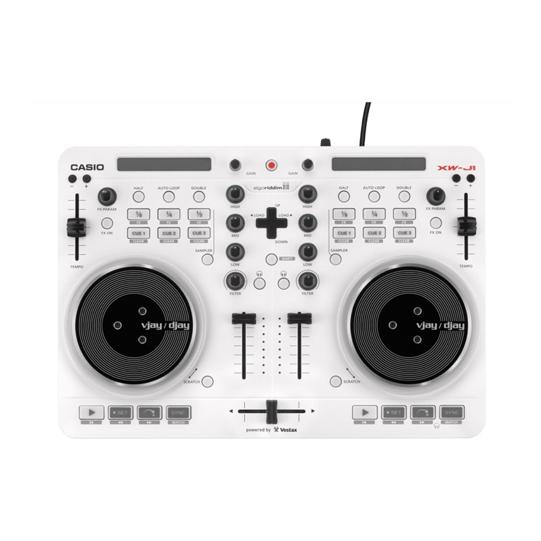 Casio XW-J1 Manuel utilisateur