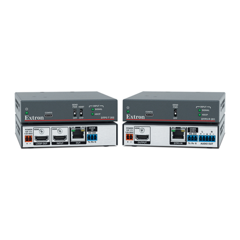 Extron electronics DTP3 T 202 Manuel utilisateur