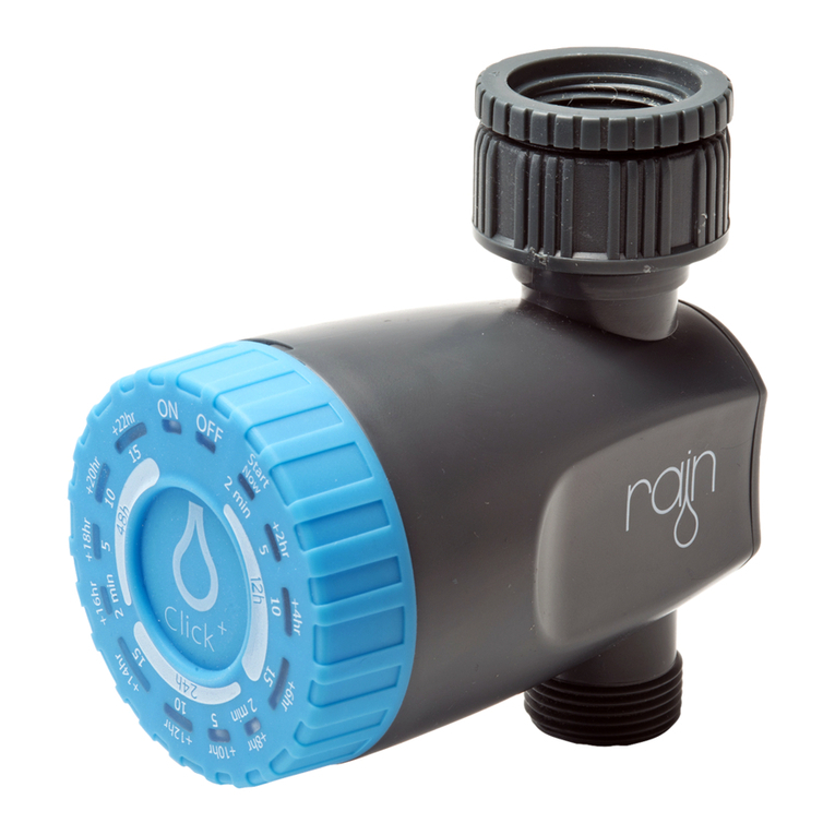 Rain Click Plus Manuel utilisateur Rain Click Plus Manuel utilisateur