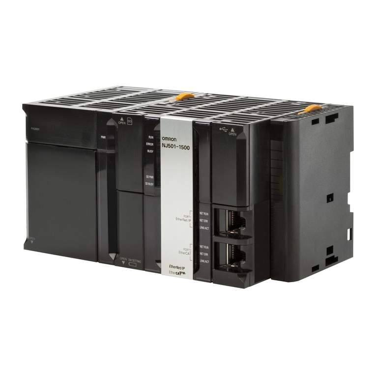 Omron Sysmac NJ-series Mode d’emploi