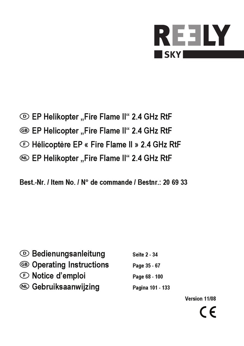 Reely Sky Fire Flame II Manuel utilisateur Reely Sky Fire Flame II Manuel utilisateur