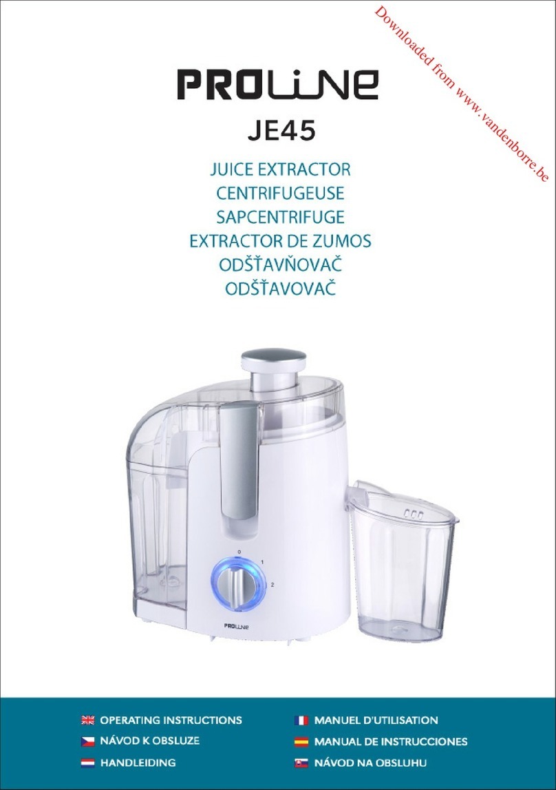 Proline JE45 Manuel utilisateur