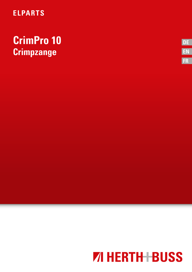 Herth+Buss CrimPro 10 Manuel utilisateur