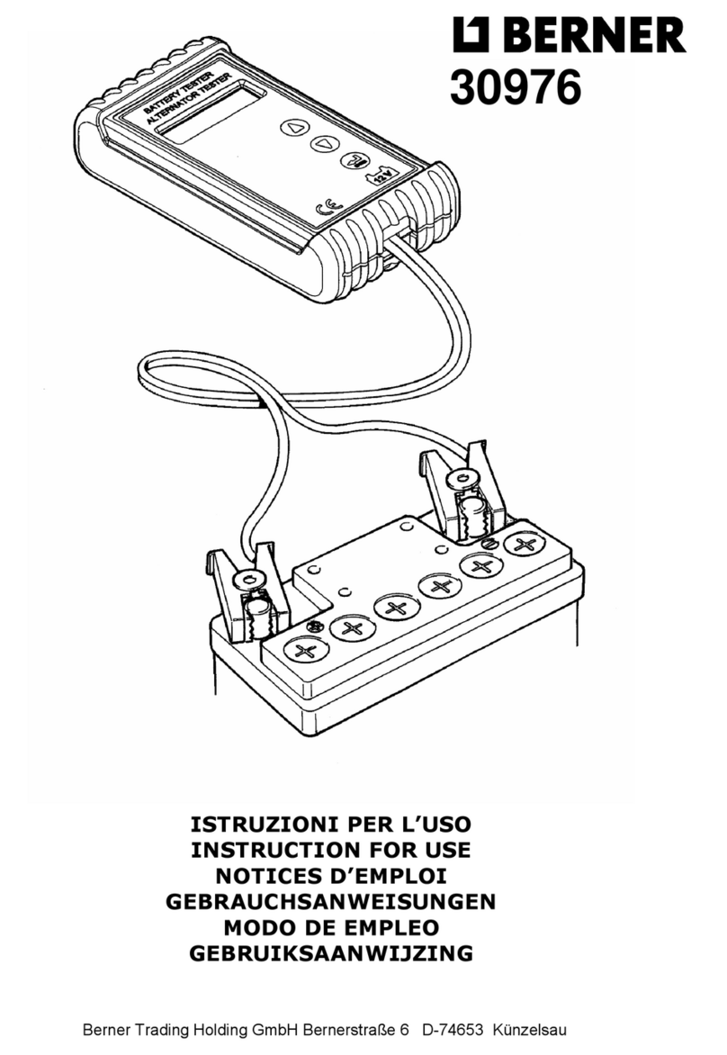Berner L1 Manuel utilisateur