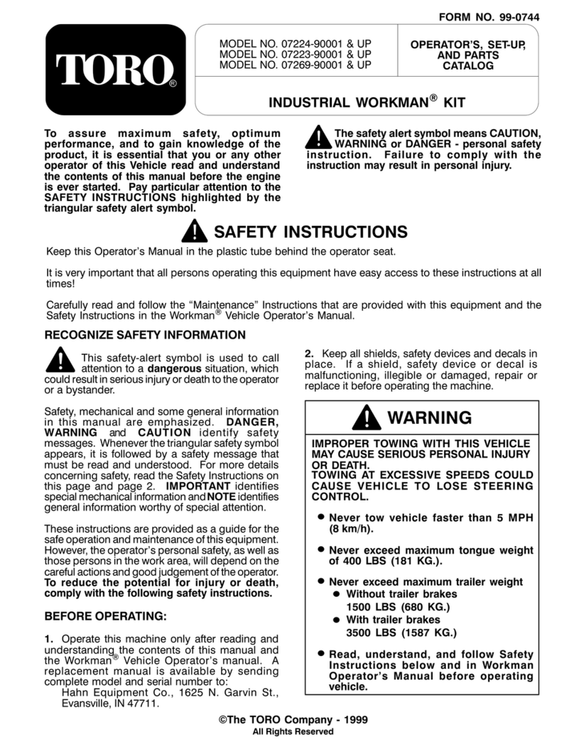 Toro Workman 07224-90001 Mode d’emploi