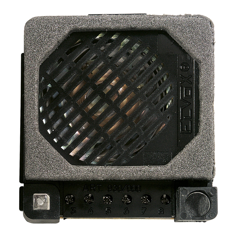 Vimar ELVOX 0930/000.04 Manuel utilisateur
