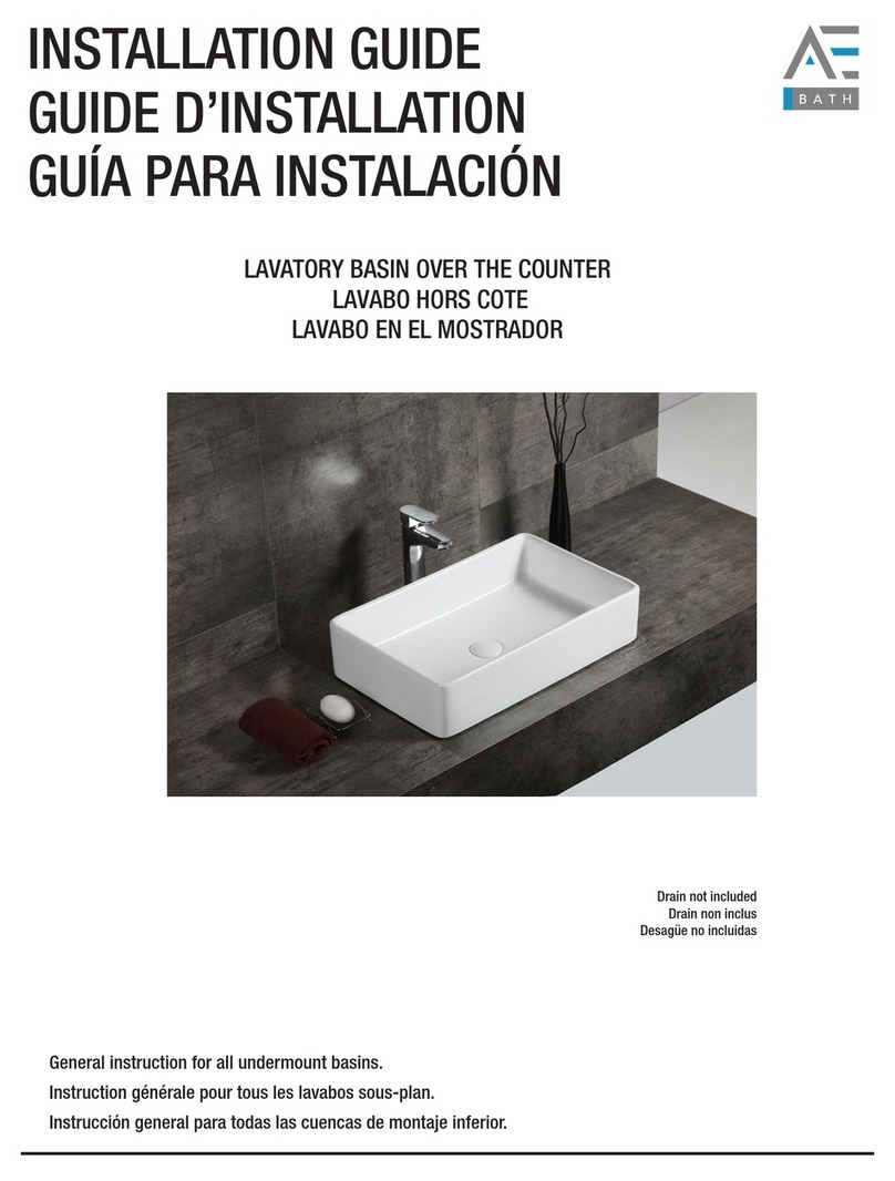 AE Bath CCB-285B Manuel utilisateur