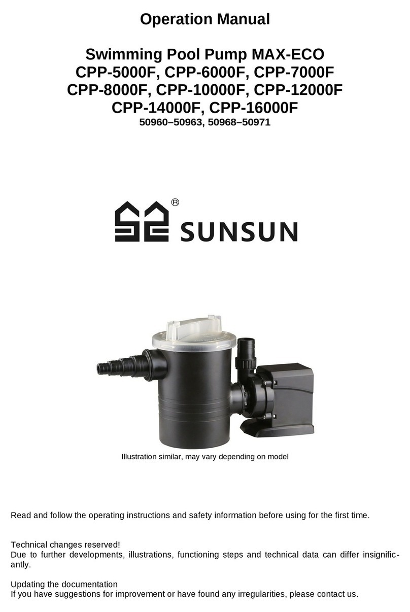 SunSun MAX-ECO CPP-5000F Manuel utilisateur