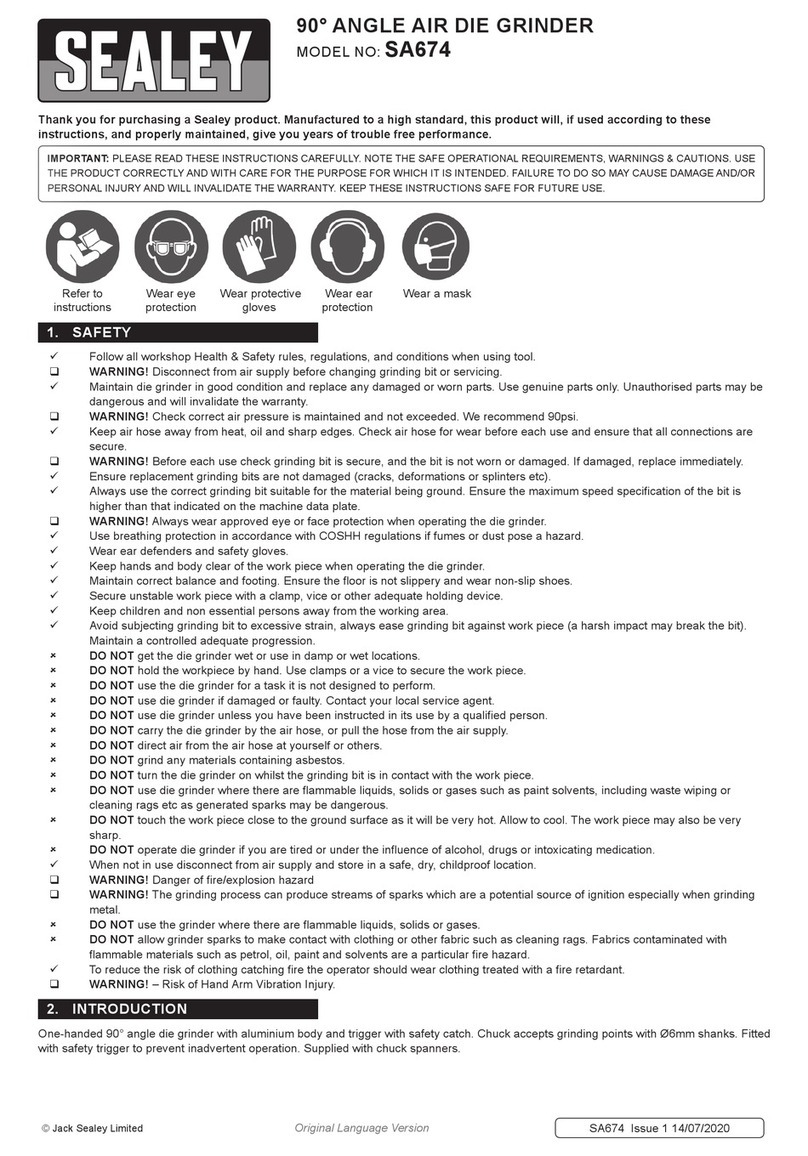 Sealey SA674 Manuel utilisateur