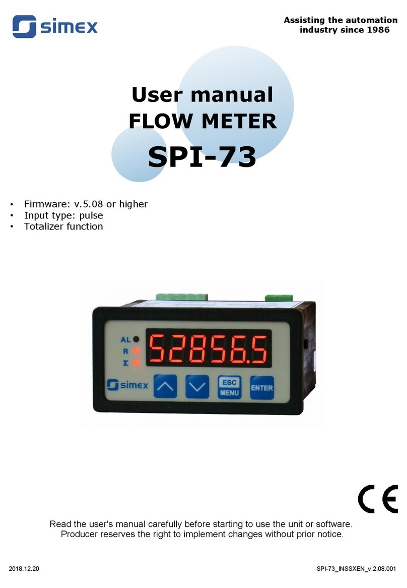 Simex SPI-73 Manuel utilisateur