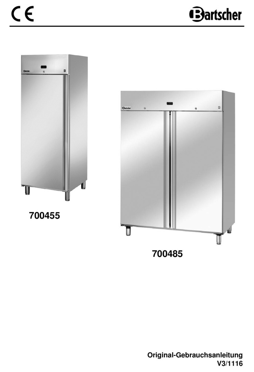 Bartscher 700455 Manuel utilisateur