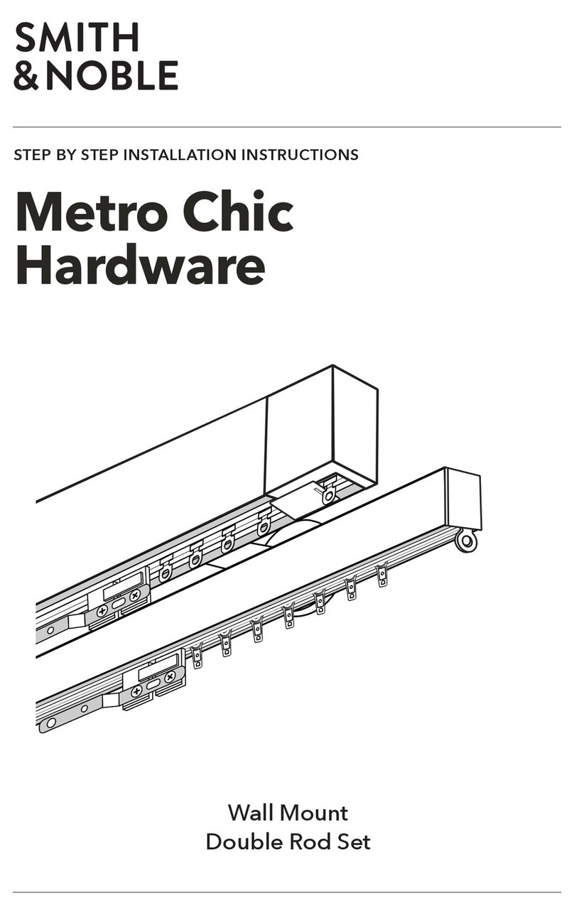 Smith & Noble Metro Chic Hardware Manuel utilisateur