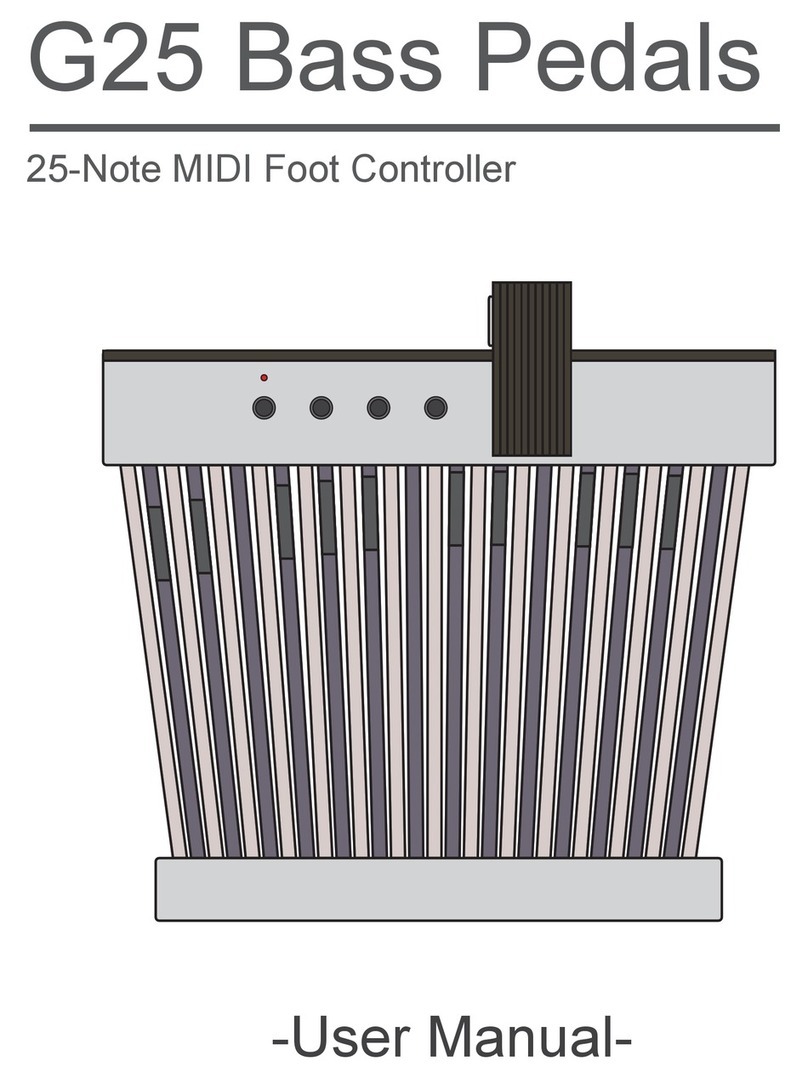 Pro-MIDI G25 Manuel utilisateur