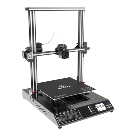 Geeetech A30 Pro Manuel utilisateur