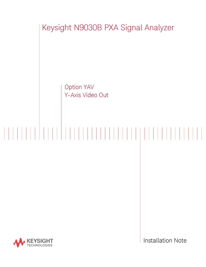 Keysight N9030B Manuel d'installation et d'exploitation