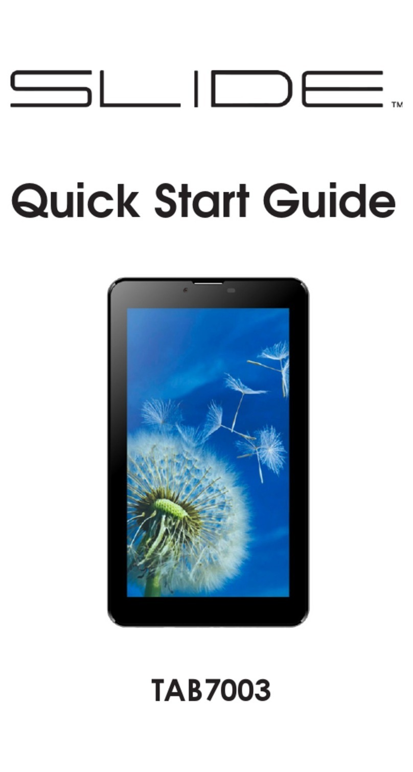 SLIDE TAB7003 Manuel utilisateur