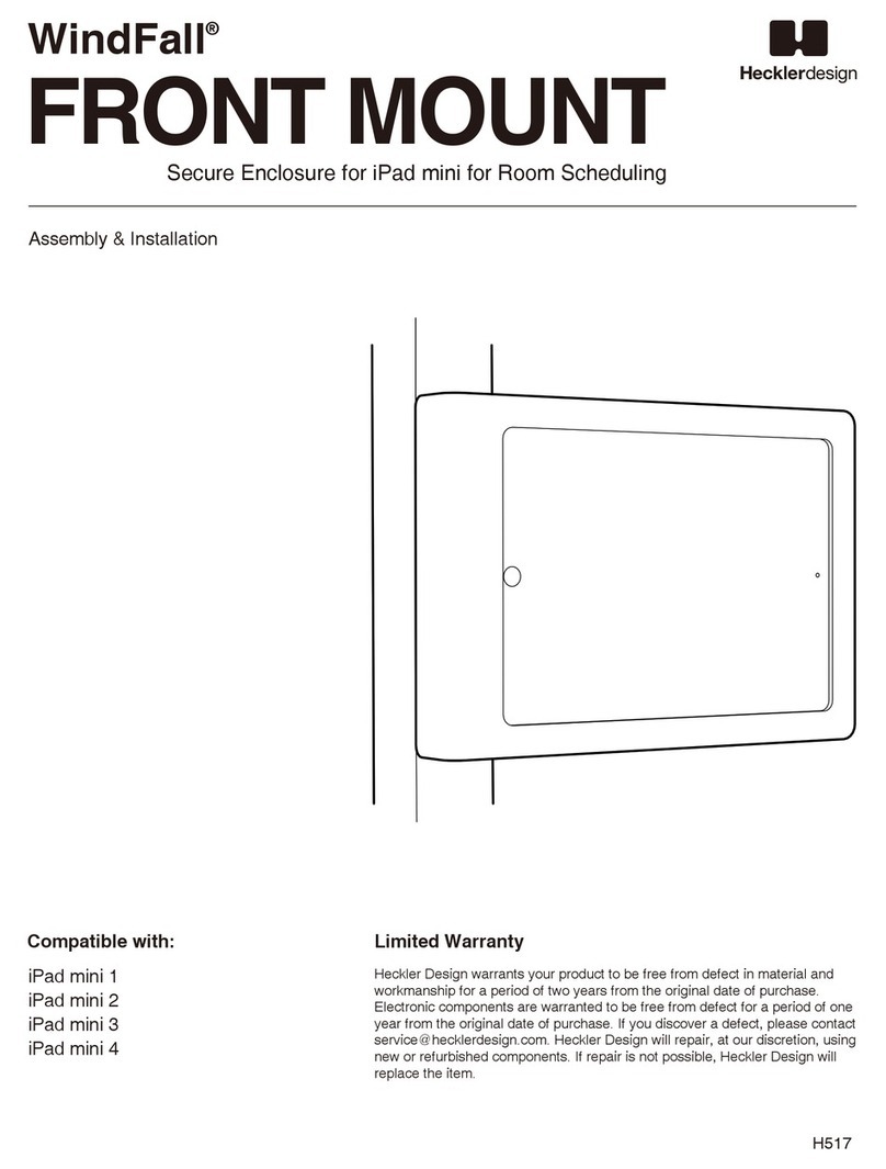 Heckler Design WindFall FRONT MOUNT Manuel utilisateur Heckler Design WindFall FRONT MOUNT Manuel utilisateur