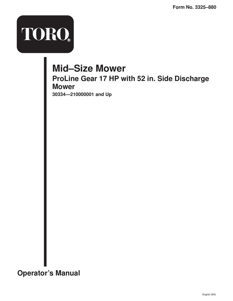 Toro ProLine 30334 Manuel utilisateur