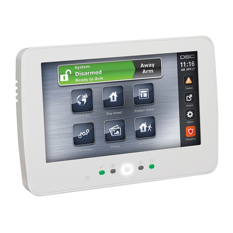 DSC HS2TCHP v1.0 Manuel utilisateur