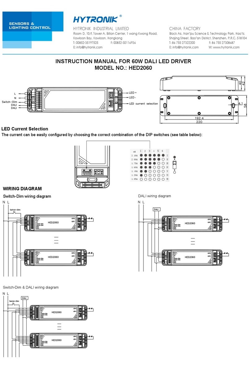 Hytronik HED2060 Manuel utilisateur