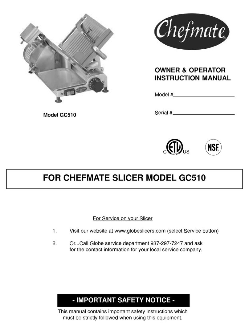 Chefmate GC510 Caractéristiques techniques