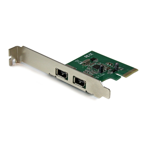 StarTech.com PEX1394A2V Manuel utilisateur StarTech.com PEX1394A2V Manuel utilisateur