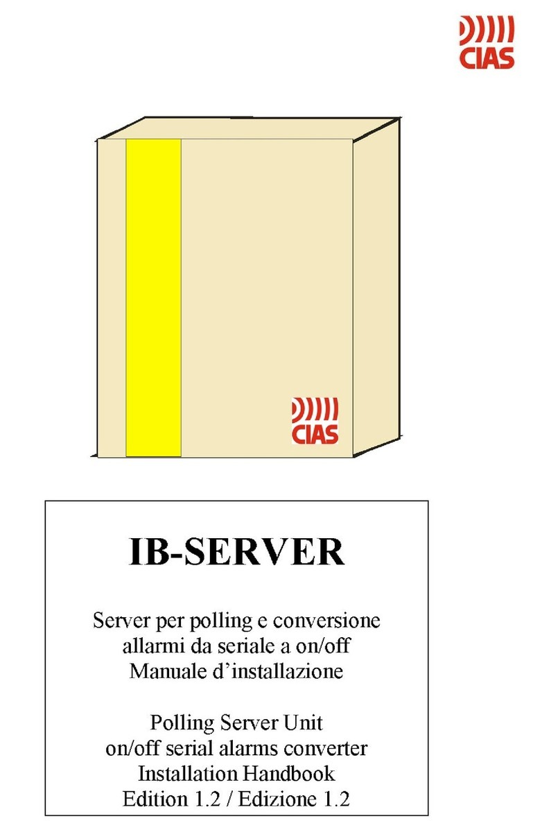 cias IB-SERVER Manuel du système cias IB-SERVER Manuel du système