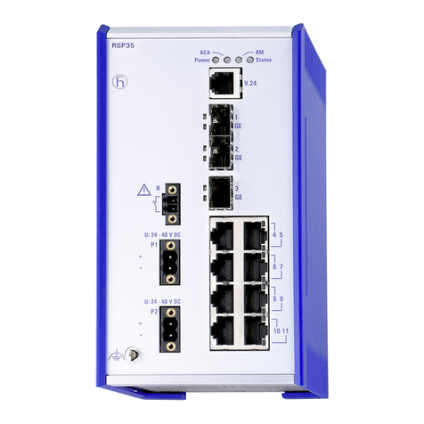 Belden HIRSCHMANN RSP20 Manuel utilisateur