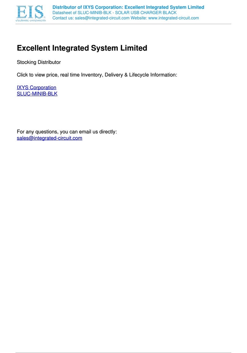 IXYS SLUC-01 Manuel utilisateur