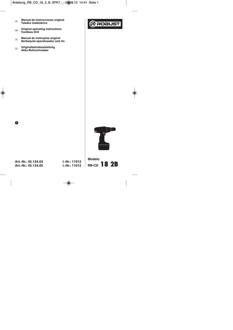 Robust RB-CD 18 2B Manuel utilisateur