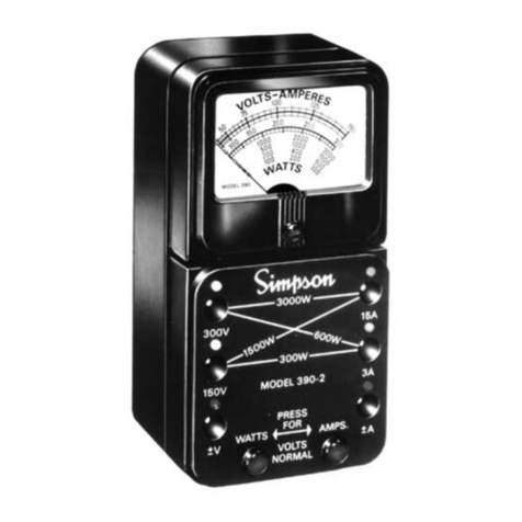 Simpson 390-2 Manuel utilisateur